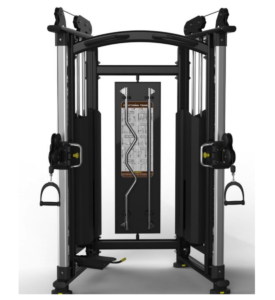 Functional trainer profesional, de ultima generatie, special conceputa pentru utilizarea intensiva in salile de fitness si de catre profesionisti.